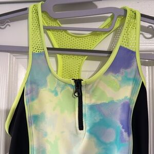 Girls one piece swimsuit. Size Large - 14.